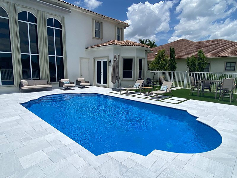 Modern Pool Upgrade - after