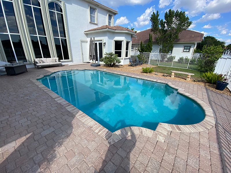 Modern Pool Upgrade - before