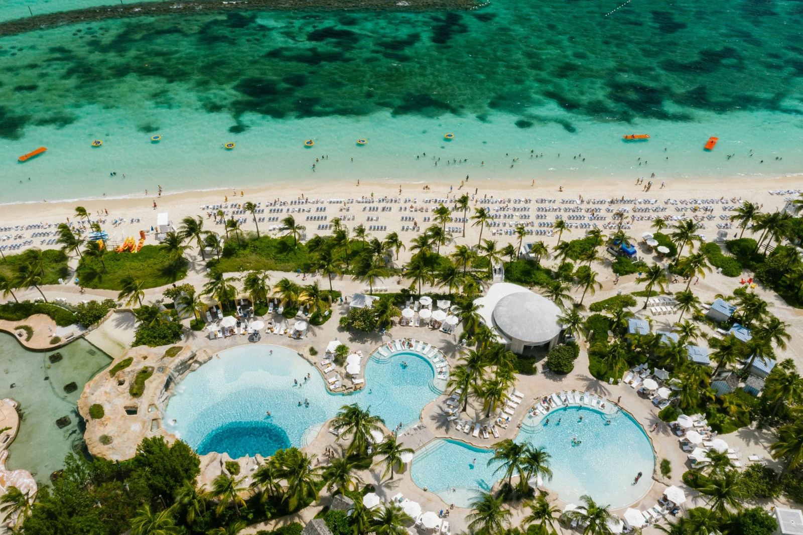 Cliff's Pools & Patios beachfront resort pool complex