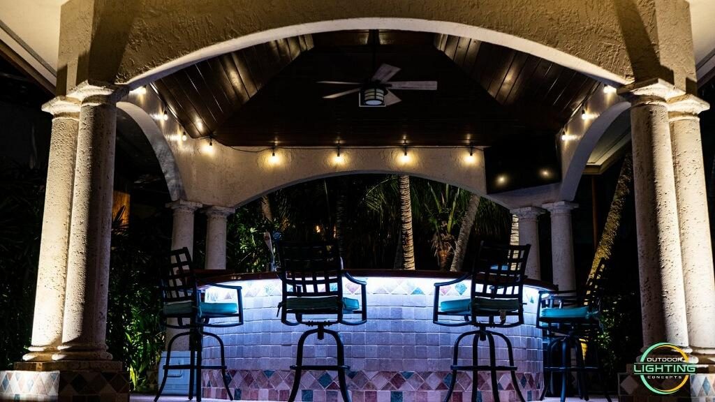 Cliff's Pools & Patios outdoor pool lighting