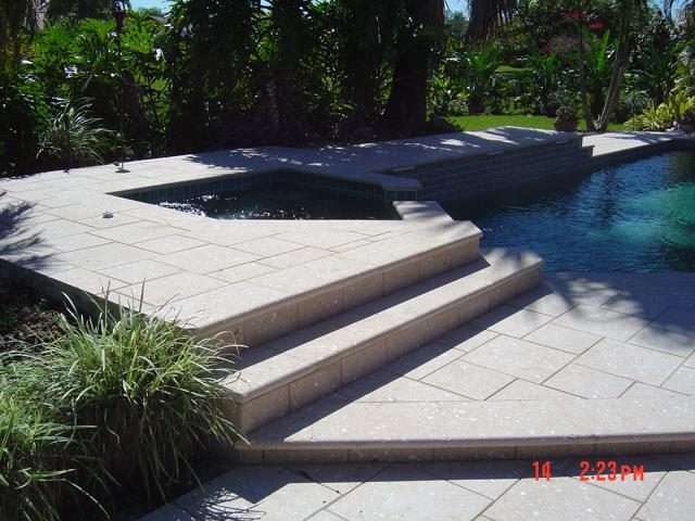 Cliff's Pools & Patios paver pool deck and patio