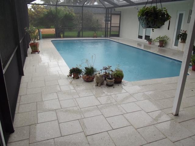 Cliff's Pools & Patios paver pool deck and patio