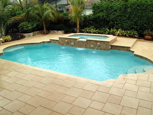 Cliff's Pools & Patios paver pool deck and patio - serving Palm Beach, FL