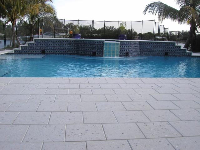 Cliff's Pools & Patios paver pool deck and patio