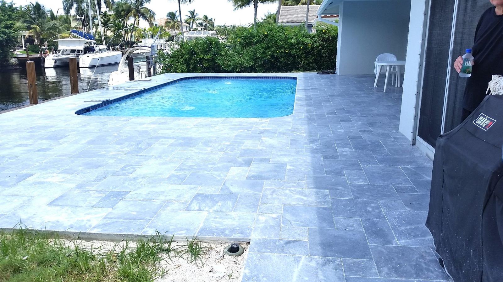 Cliff's Pools & Patios paver pool deck and patio