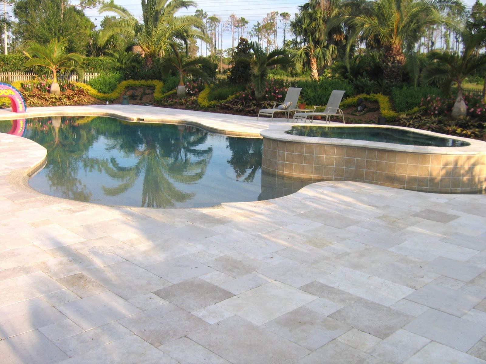 Cliff's Pools & Patios paver pool deck and patio