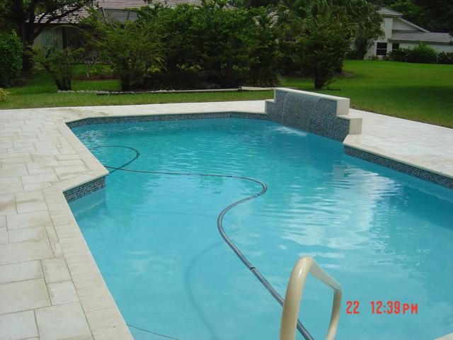 Cliff's Pools & Patios paver pool deck and patio