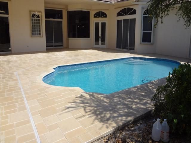 Cliff's Pools & Patios paver pool deck and patio
