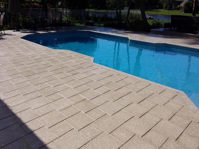 Cliff's Pools & Patios paver pool deck and patio - serving Riviera Beach, FL