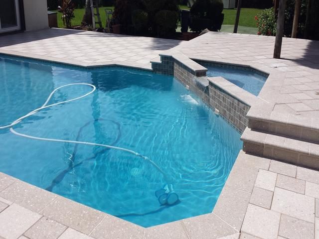 Cliff's Pools & Patios paver pool deck and patio - serving Lantana, FL
