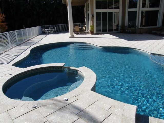 Cliff's Pools & Patios paver pool deck and patio - serving West Palm Beach, FL