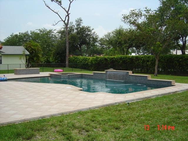 Cliff's Pools & Patios paver pool deck and patio