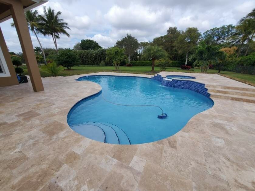 Cliff's Pools & Patios pool remodel and resurfacing - serving Parkland, FL