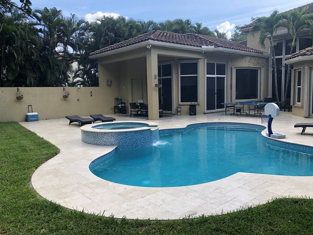 Cliff's Pools & Patios pool remodel and resurfacing - serving Pompano Beach, FL