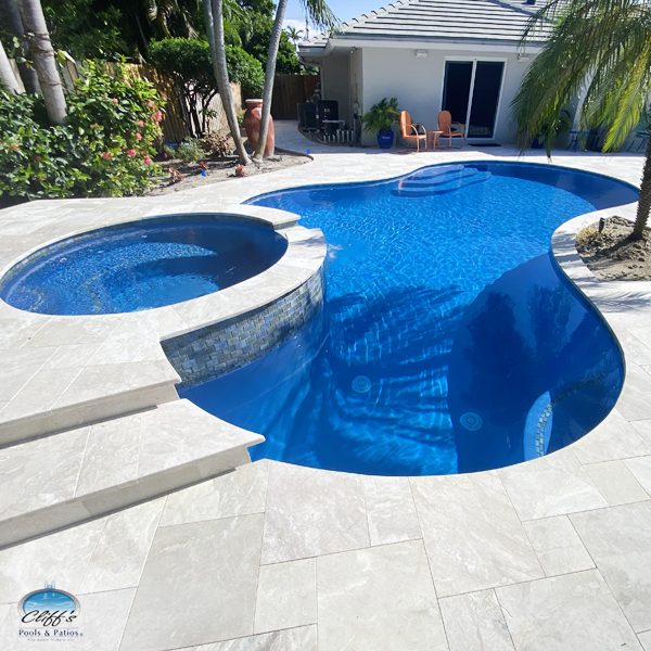 Cliff's Pools & Patios pool remodel and resurfacing