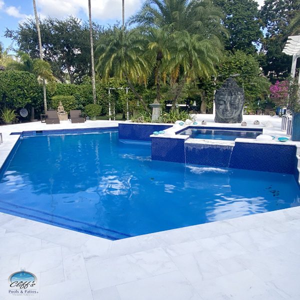 Cliff's Pools & Patios pool remodel and resurfacing - serving Jupiter, FL