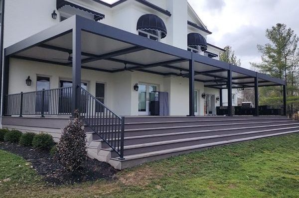 Cliff's Pools & Patios pergola / covered roof project