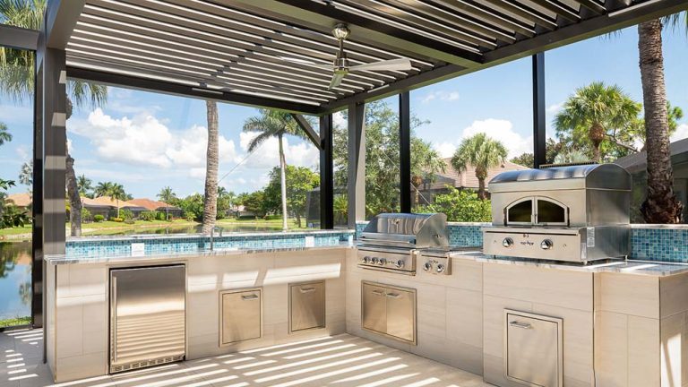 Cliff's Pools & Patios pergola / covered roof project - serving Davie, FL