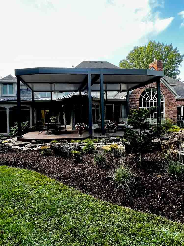 Cliff's Pools & Patios pergola / covered roof project