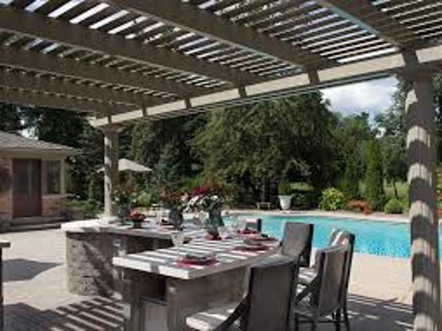 Cliff's Pools & Patios pergola / covered roof project