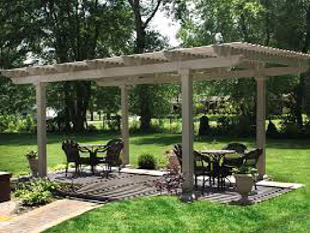 Cliff's Pools & Patios pergola / covered roof project