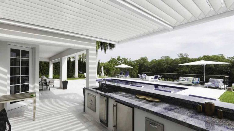 Cliff's Pools & Patios pergola / covered roof project
