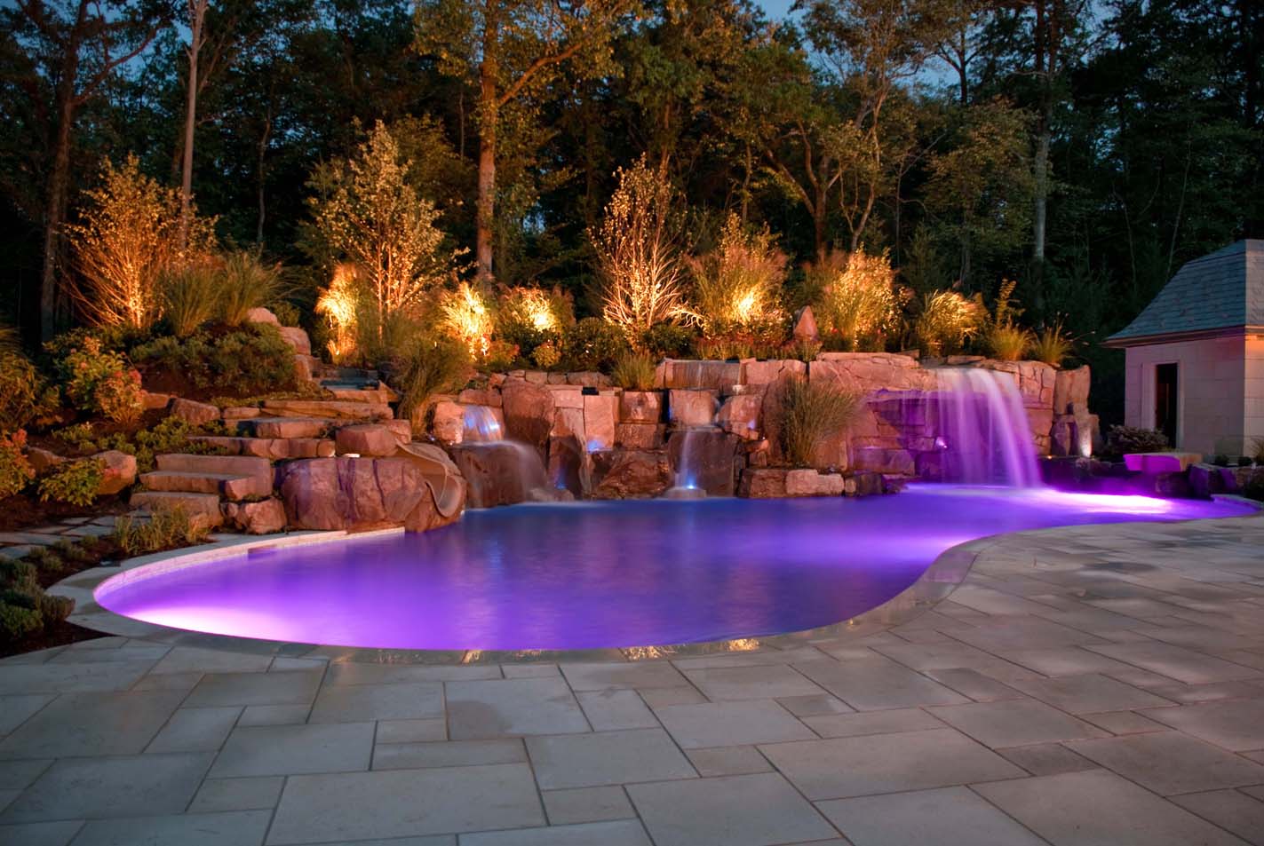 Traditional Pool Lighting Colored Custom Traditional Pool Lighting Colored Custom