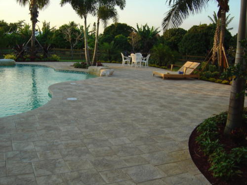 pool deck artistic pavers 4